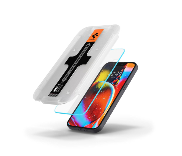 Spigen SZKŁO HARTOWANE SPIGEN GLAS.TR ”EZ FIT” 2-PACK IPHONE 13 PRO - 1464500 - zdjęcie 6
